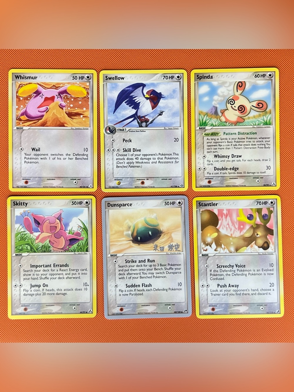 Pokemon Yellow-Bordered Pocket Card Sleeve Set with Pink & Blue Art